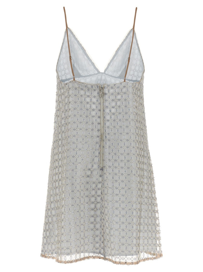 Rotate Birger Christensen Beaded A-Line Mini' Dress