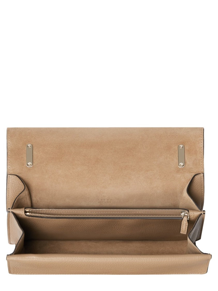 Gucci Medium Structured Shoulder Bag With Horseshoe Clasp