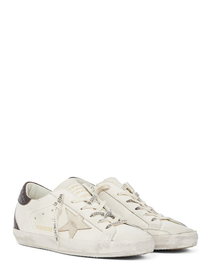 Golden Goose Laminated Star Cocco Print Sneakers
