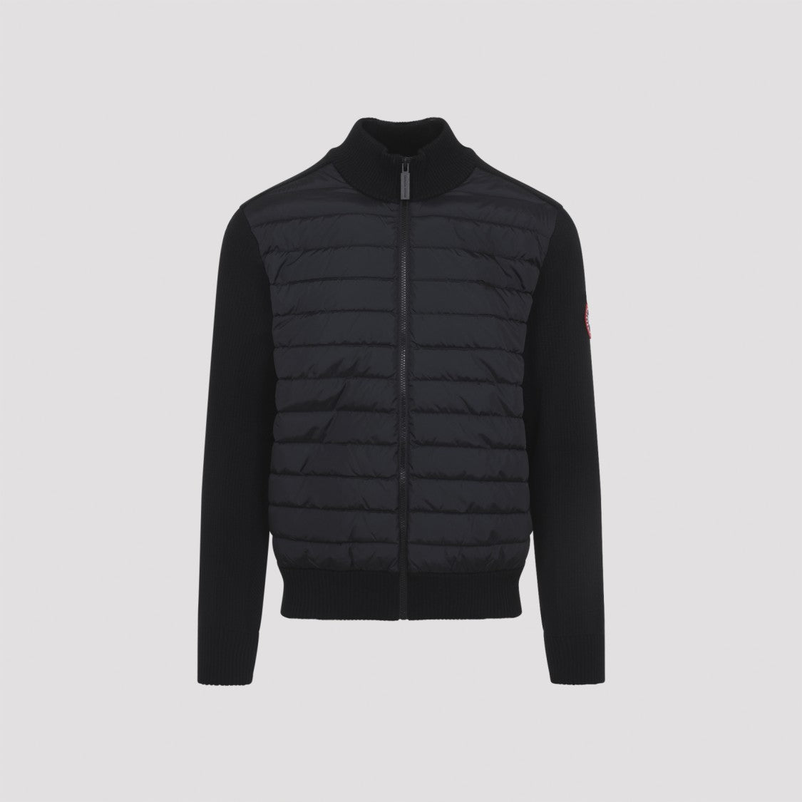 Canada Goose Quilted Front Panel Black Jacket
