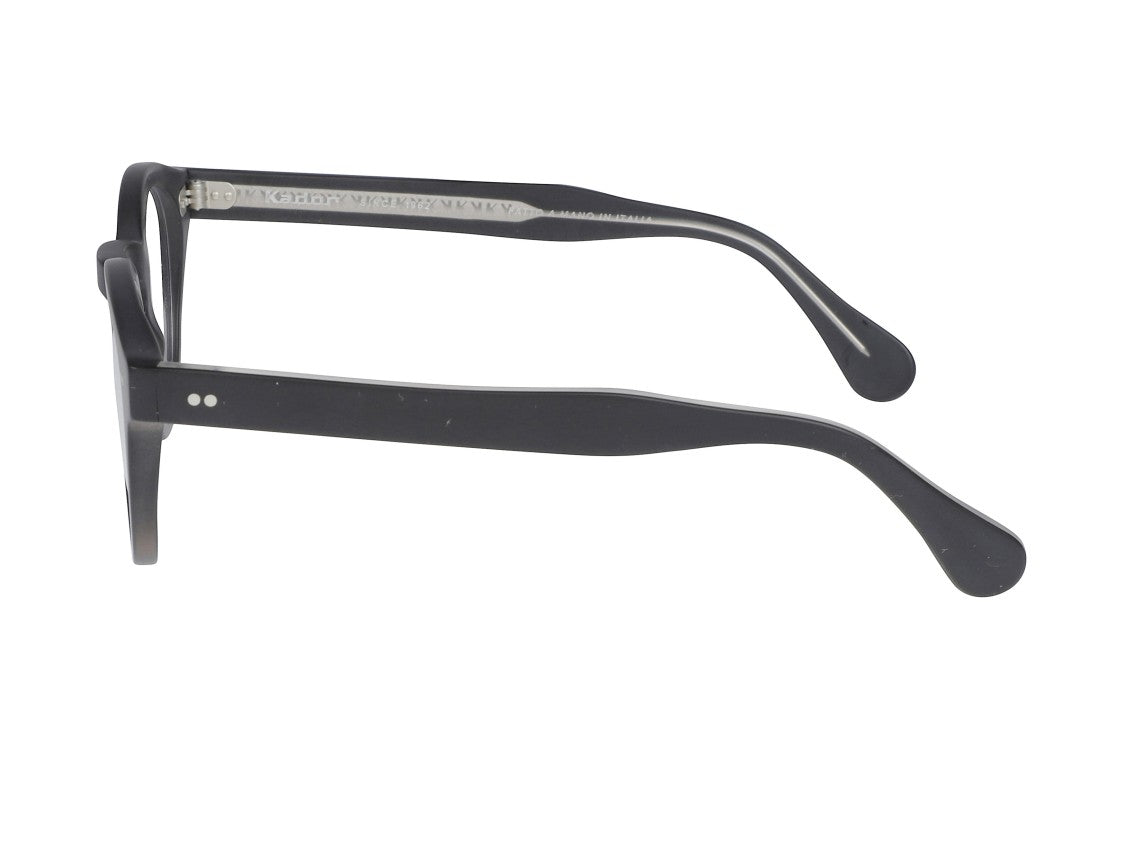 Kador Silver Tony-K Keyhole Round Sunglasses