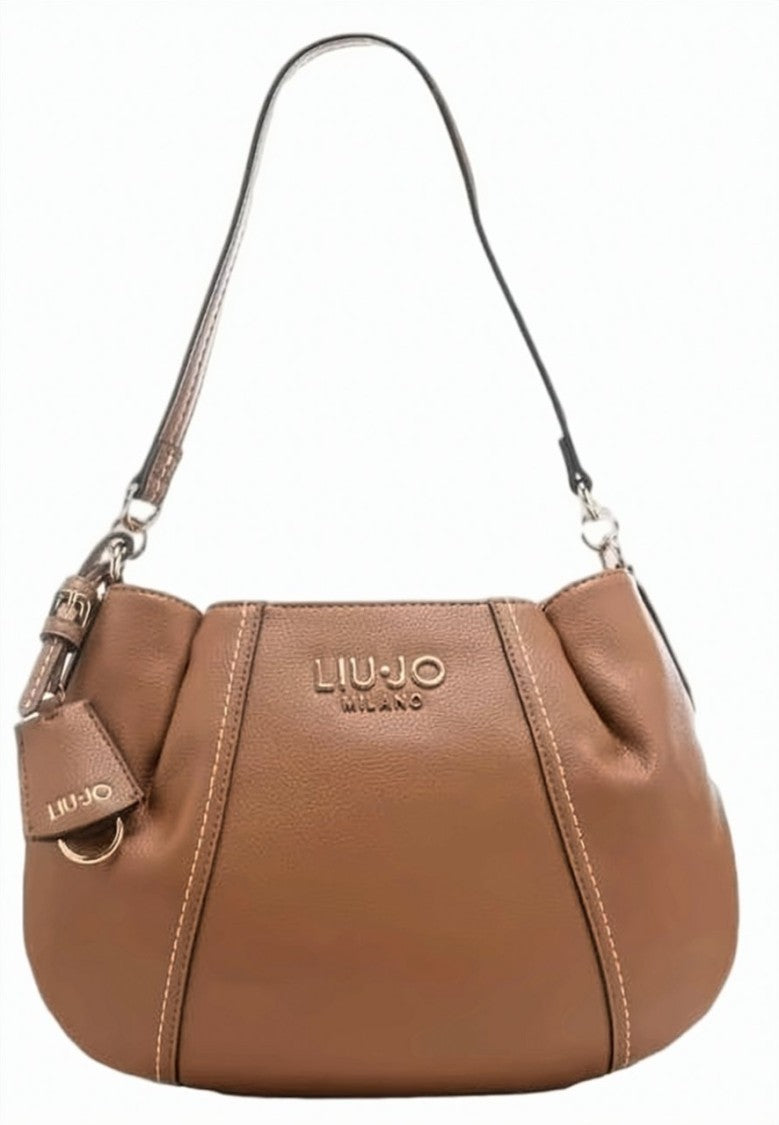 Liu Jo Beige Logo Shoulder Bag