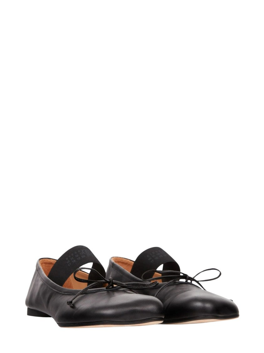 Mm6 By Maison Margiela Anatomic Minimalist Elastic Strap Flats