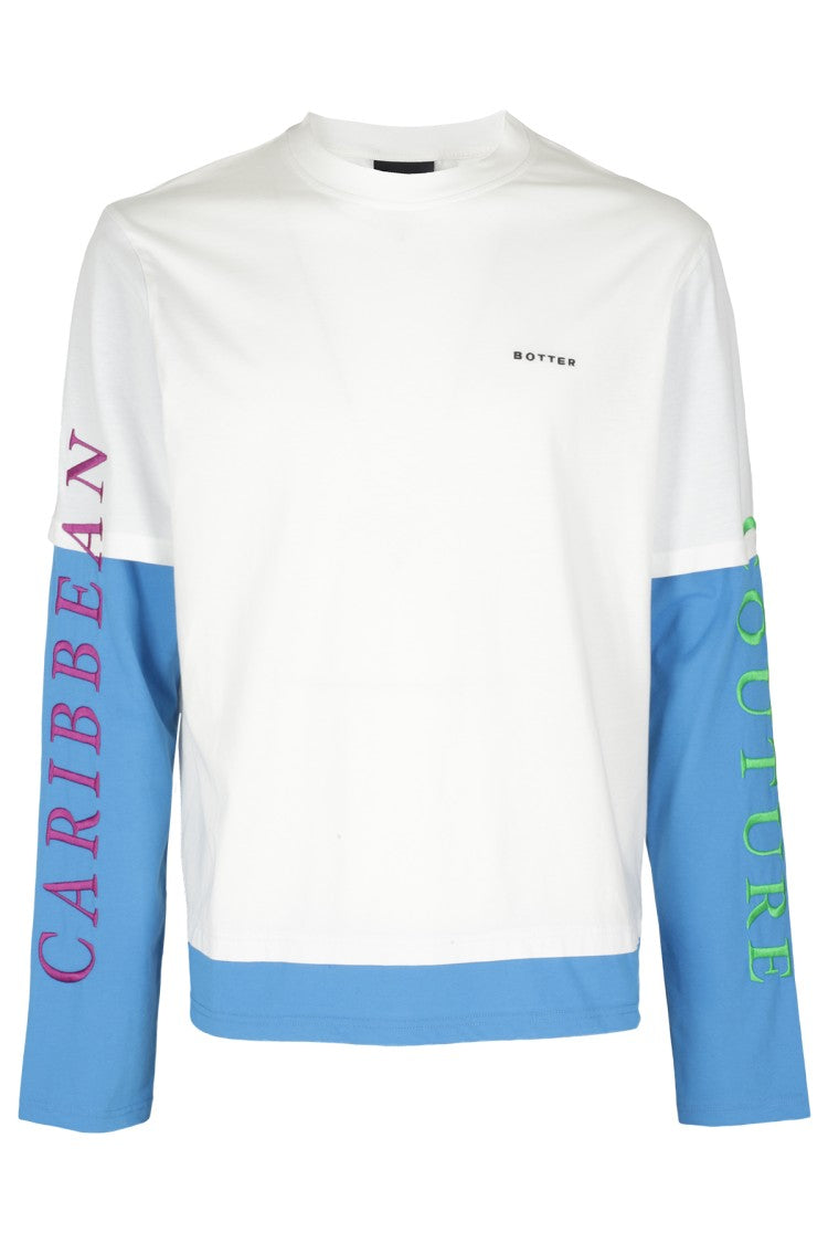 Botter Contrasting Long-Sleeve Cotton Sweatshirt