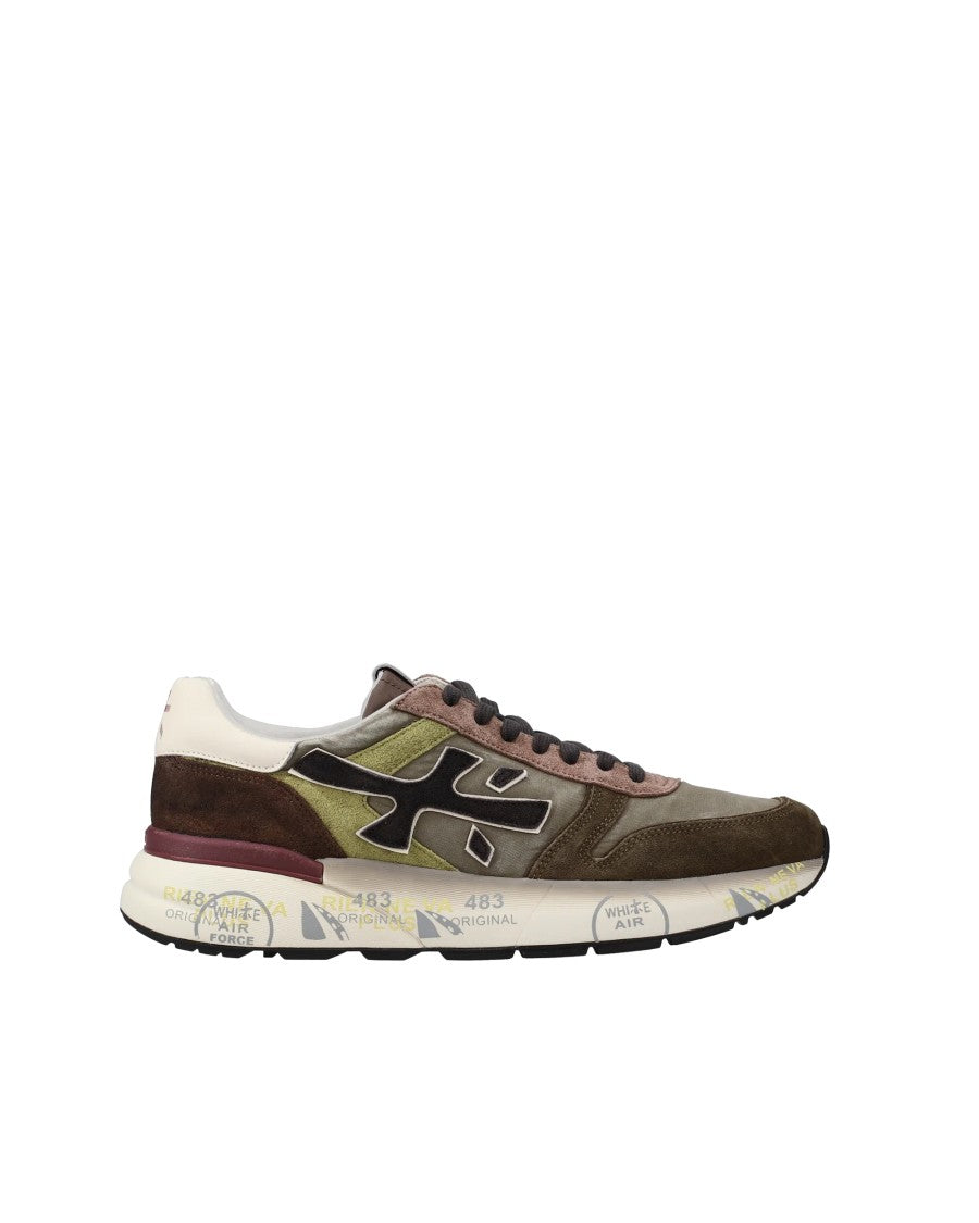 Premiata Contemporary Low-Top Sneakers With Materials
