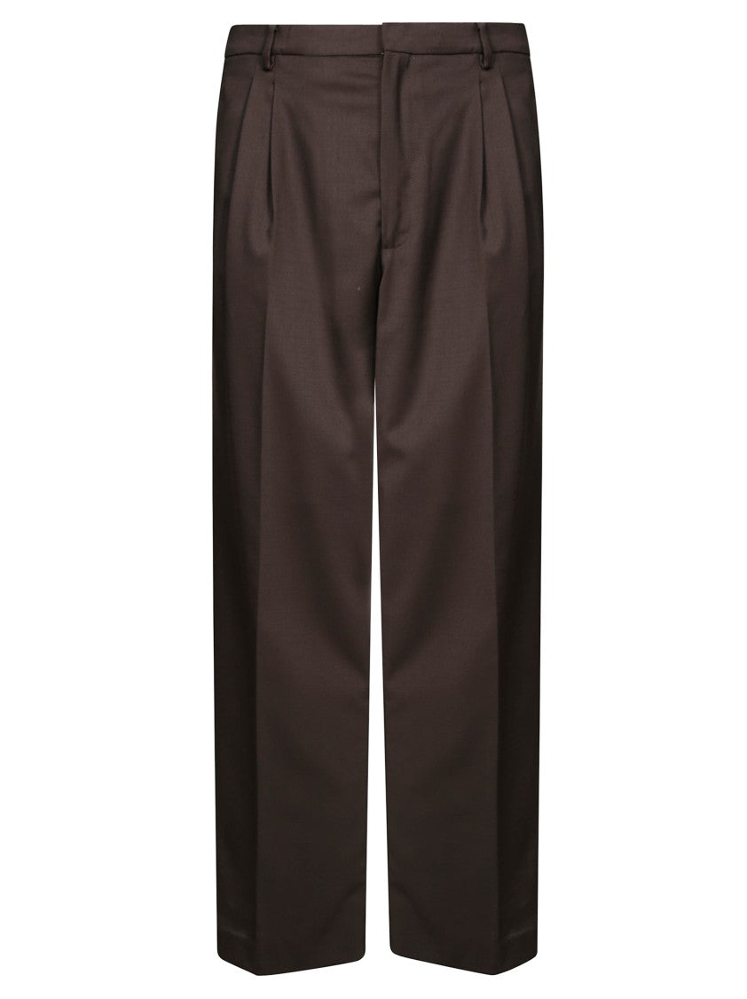 Amaranto Tailored Straight-Leg Wool Pants By Amaranto