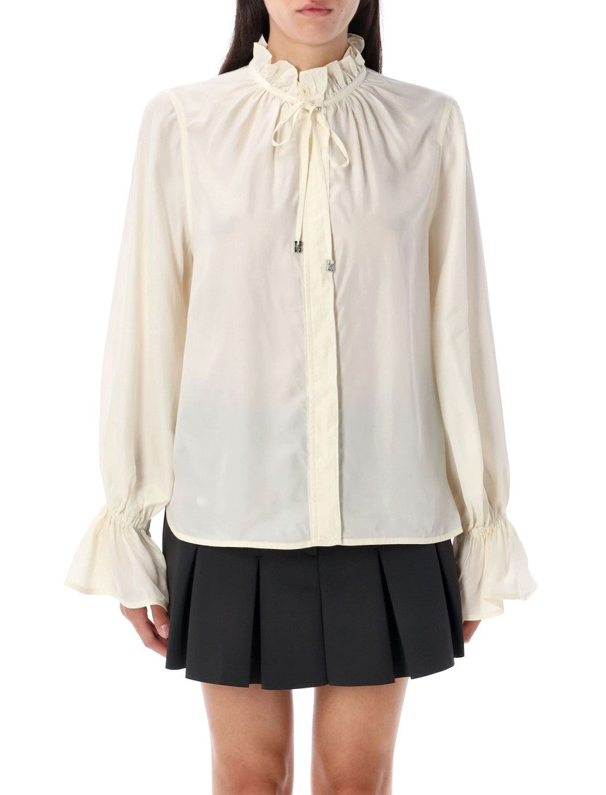 Ganni Tie String Blouse