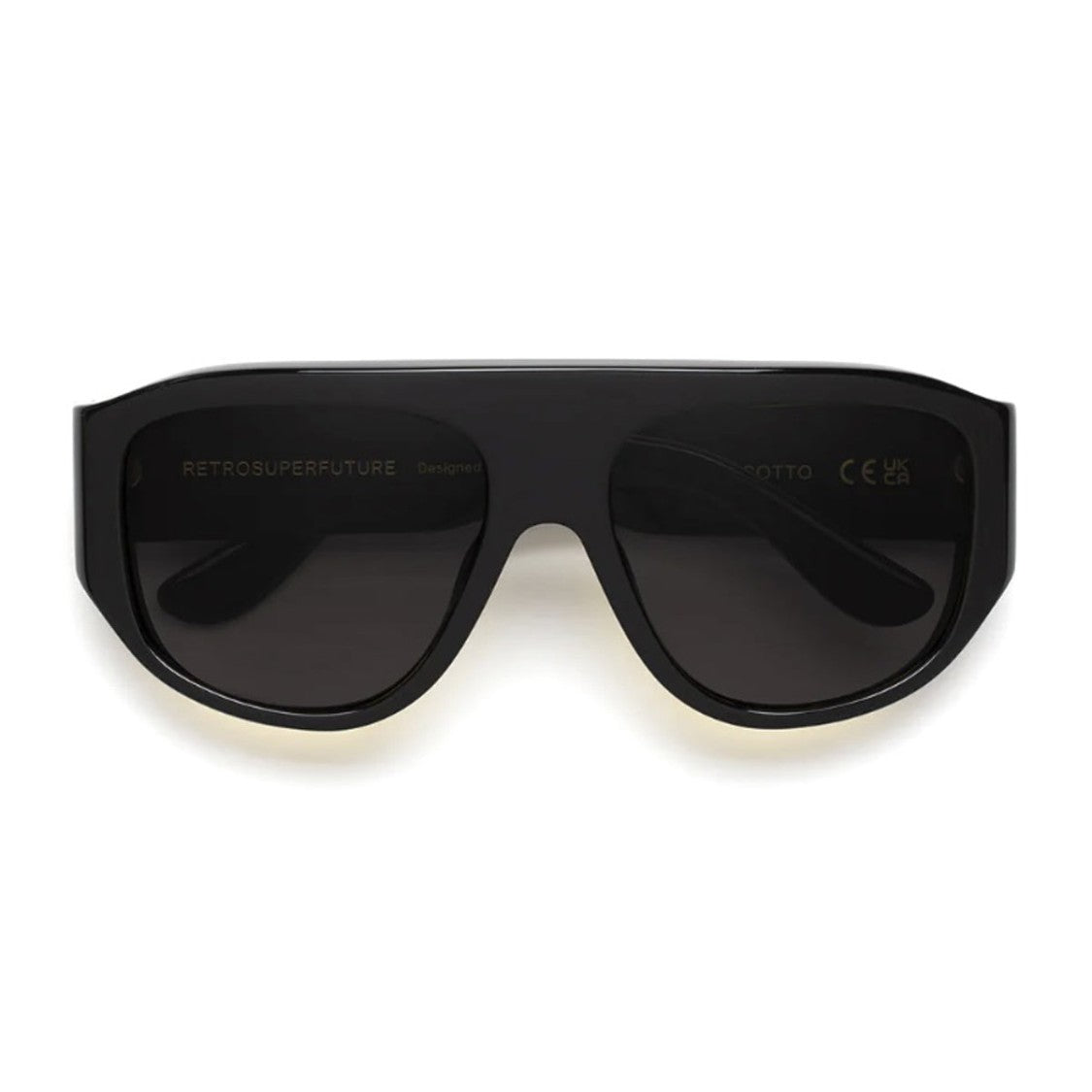 Retrosuperfuture Black Biscotto Acetate Sunglasses