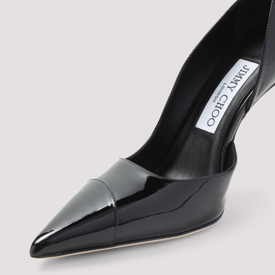 Jimmy Choo Black Patent Leather Brigitte 100 Pumps