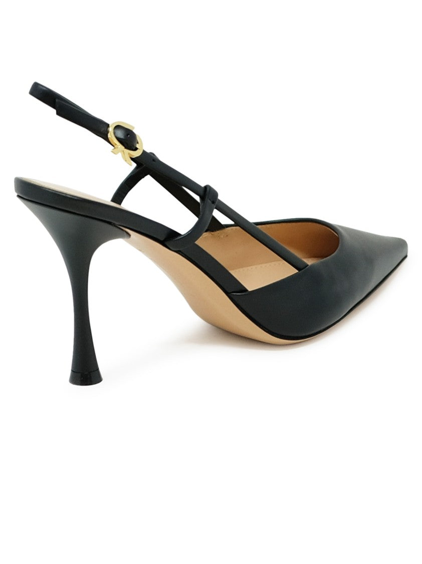 Gianvito Rossi Black Calfskin Pumps