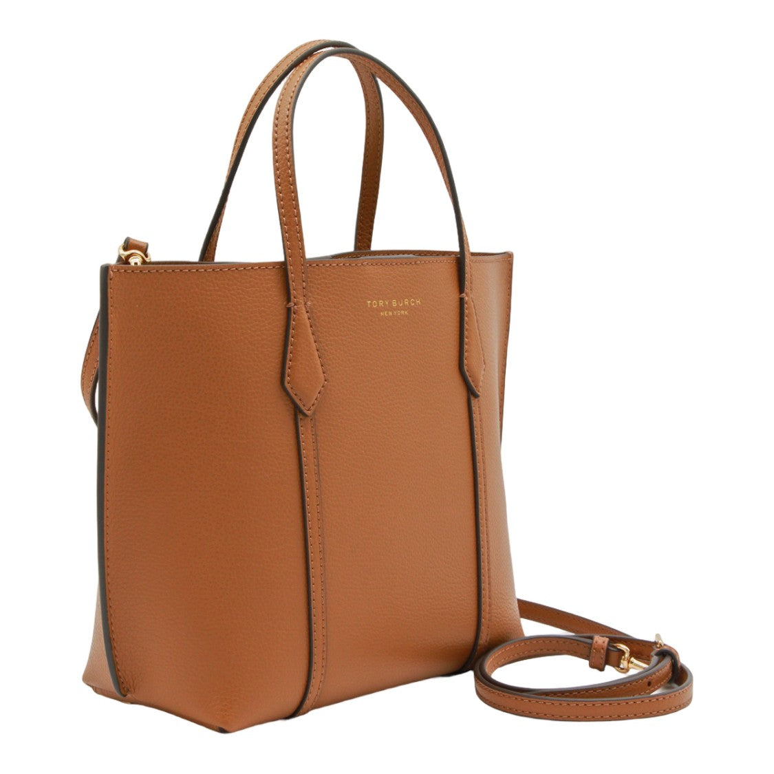 Tory Burch Structured Brown Tote Bag
