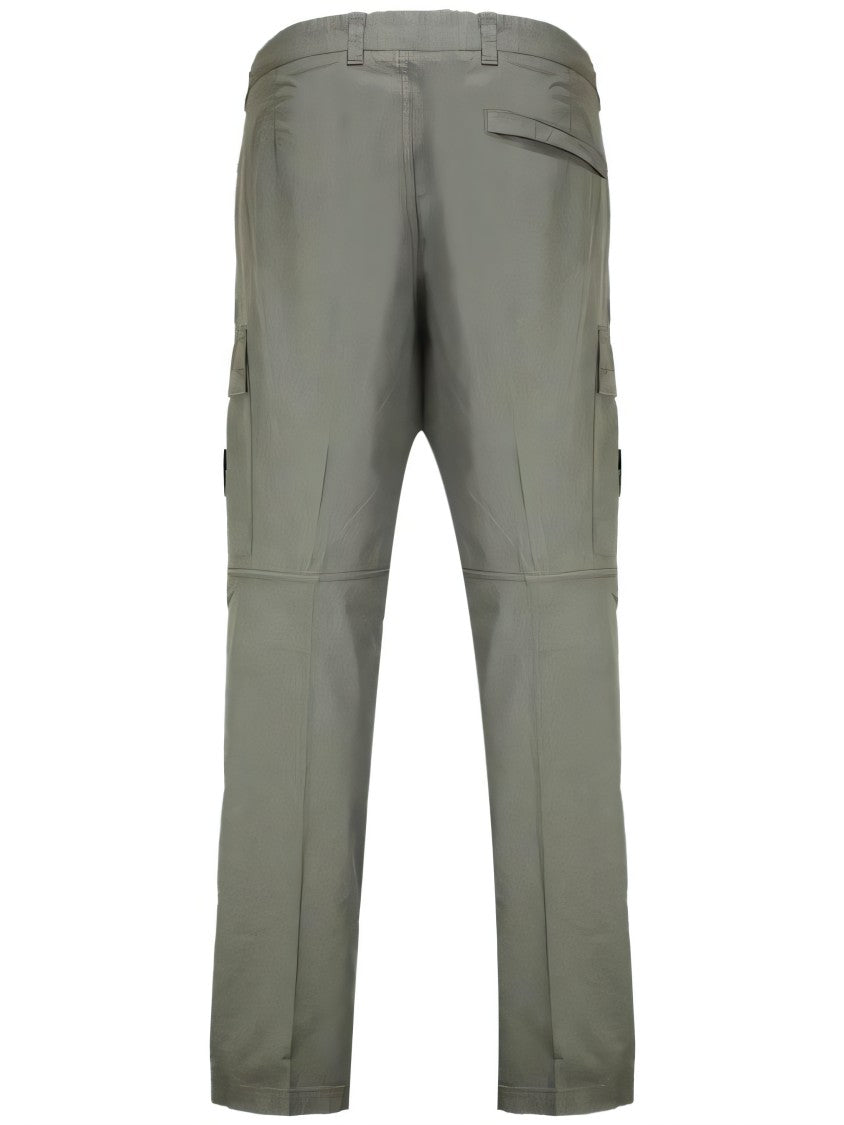 Stone Island Straight-Leg Cargo Pants With Multiple Flap Pockets
