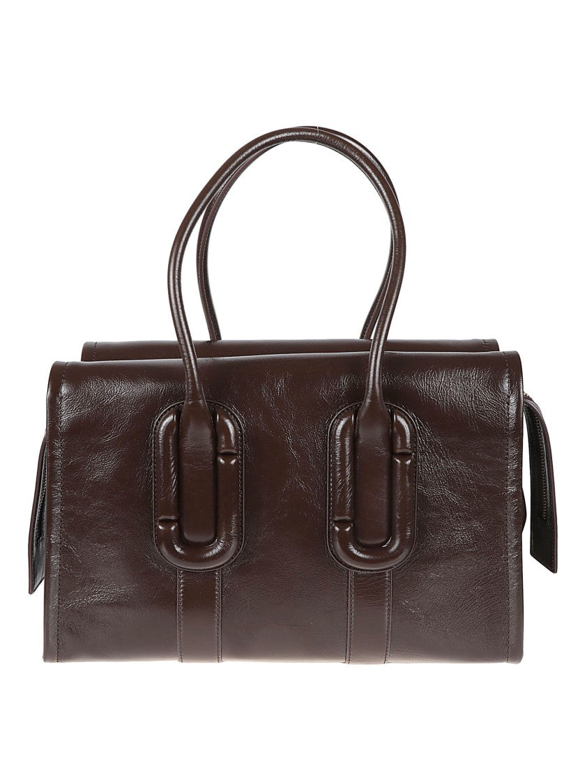 Marc Jacobs Rectangular Handbag In Smooth Glossy Leather