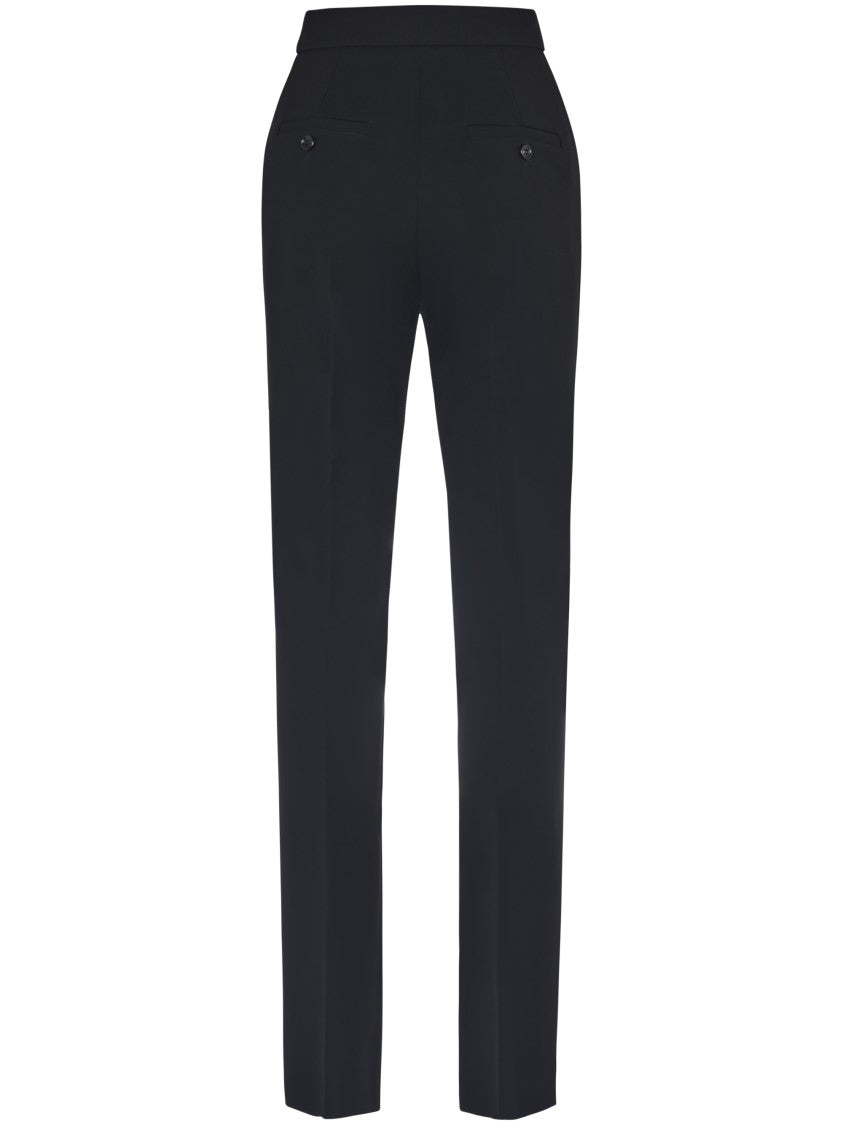 Max Mara Tailored Black Jeans With High Waist