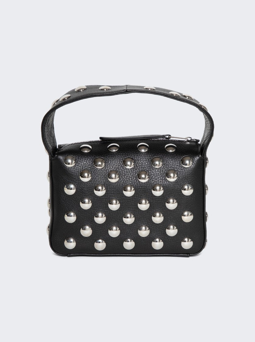 Khaite Small Elena Bag Black Leather With Studs