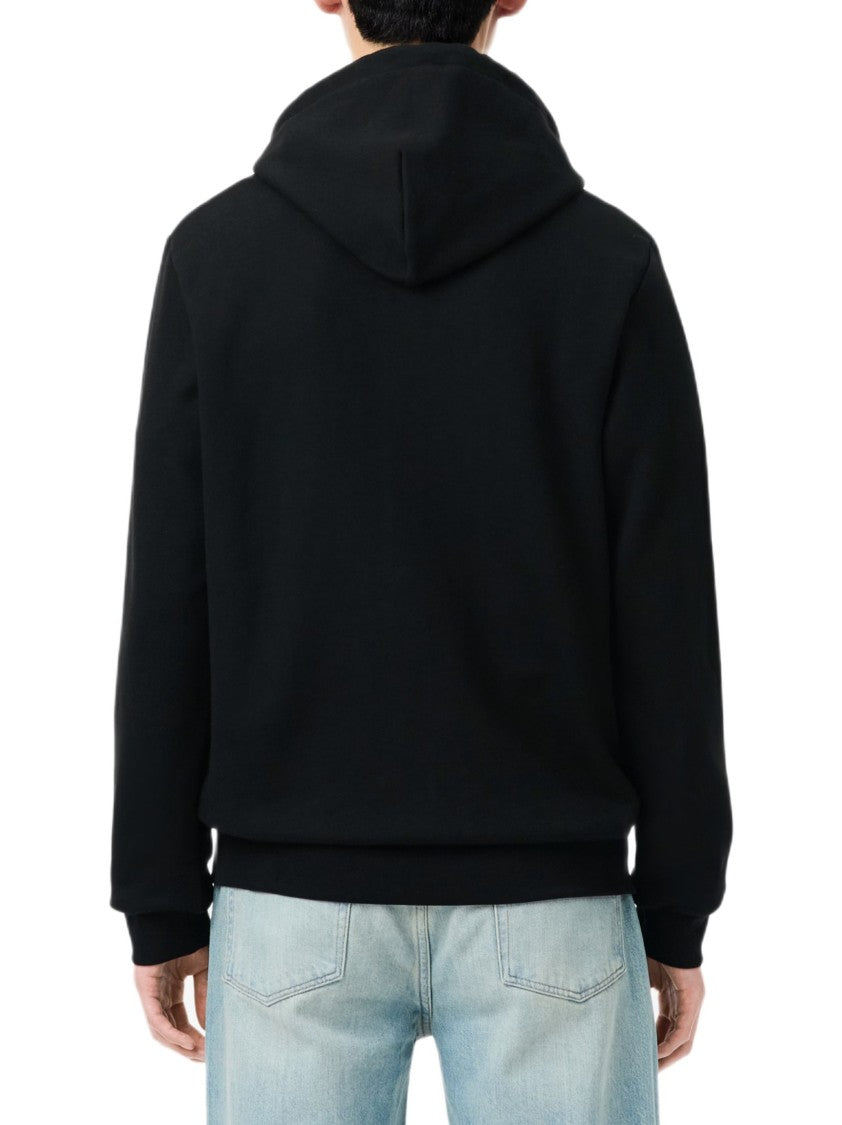 Lacoste Timeless Zip-Up Hoodie With Jersey-Lined Hood
