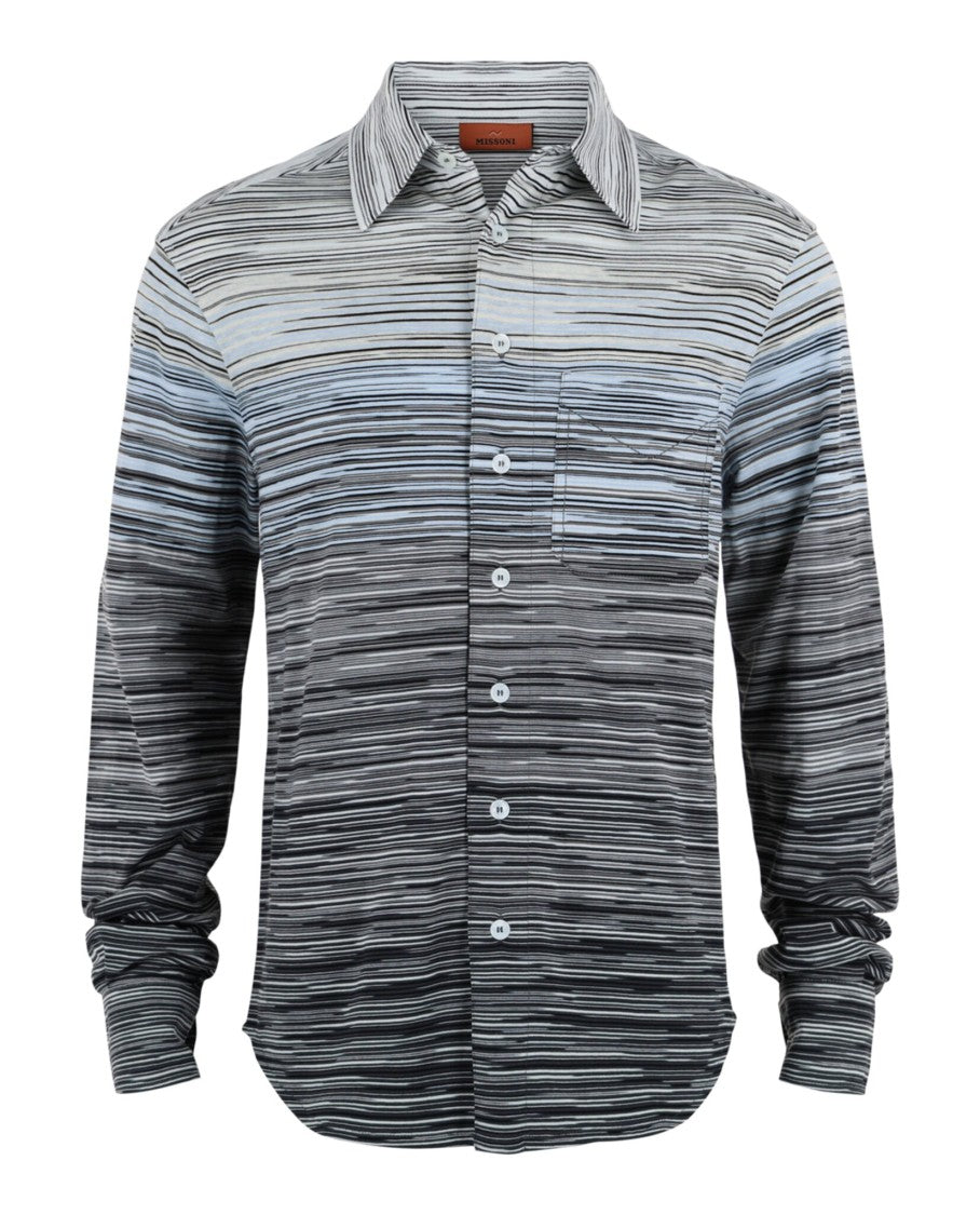 M Missoni Shaded Slub Button-Up Shirt
