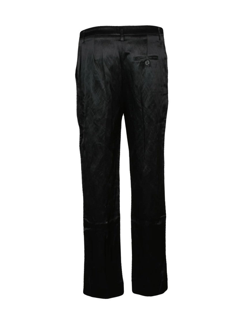 Vivienne Westwood Satin Tuxedo Trousers With Elegant Fit And Refined Finish