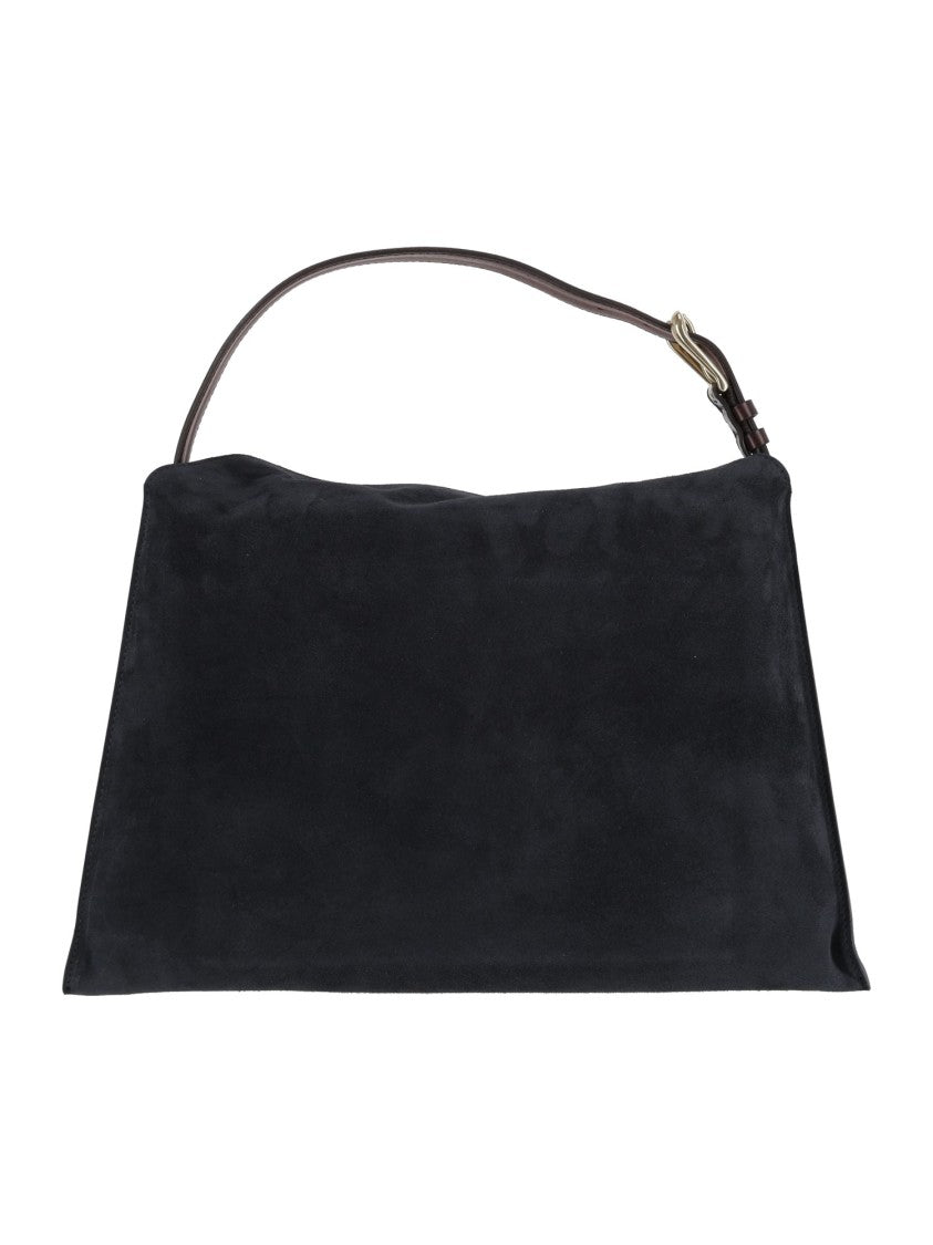 Claudio Orciani Trinity M Peach + Gold Calf Leather Shoulder Bag