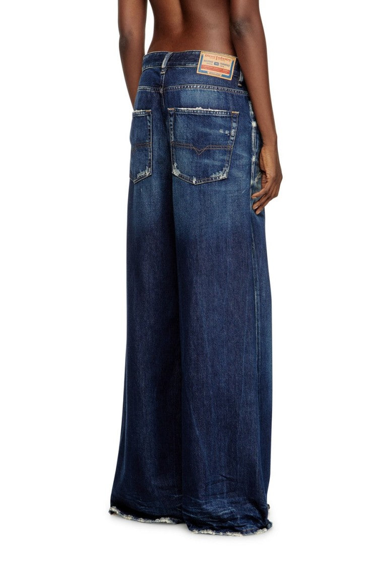 Diesel Blue Cotton Jeans