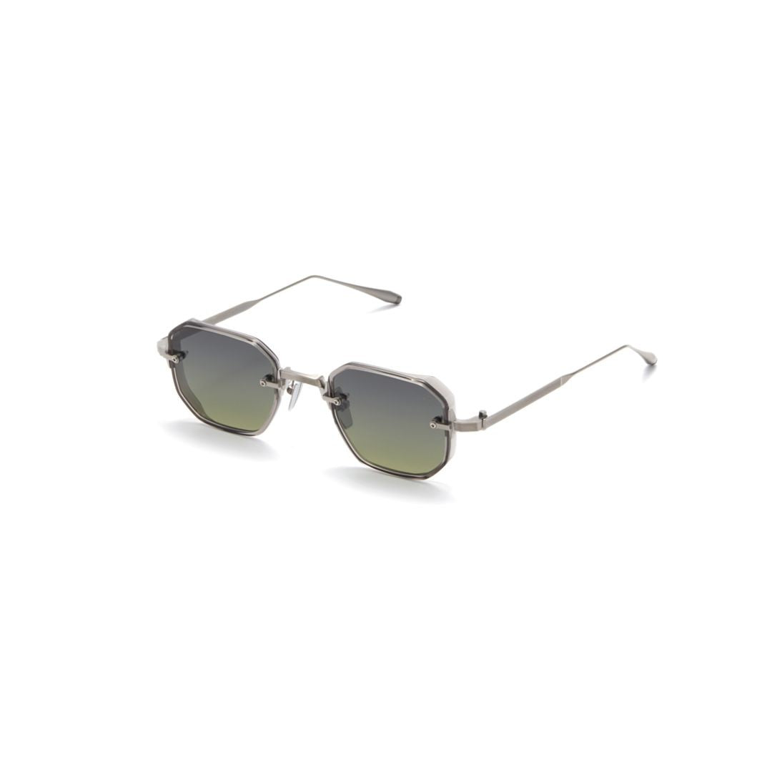 Akoni Geometric Octagonal Sunglasses With Gradient Tint