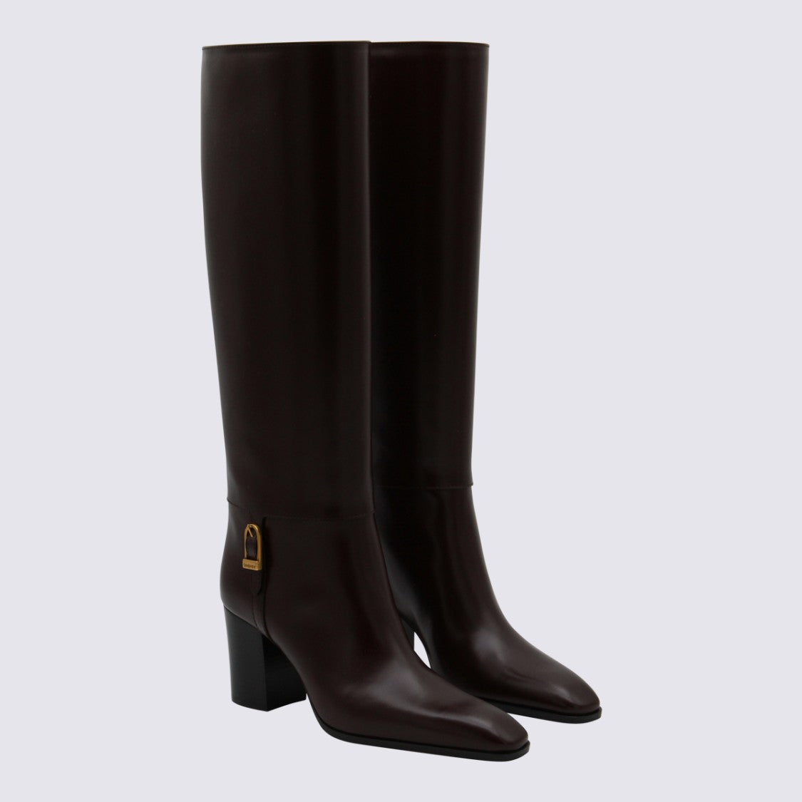 Saint Laurent Knee-High Boots With Pointed Toe