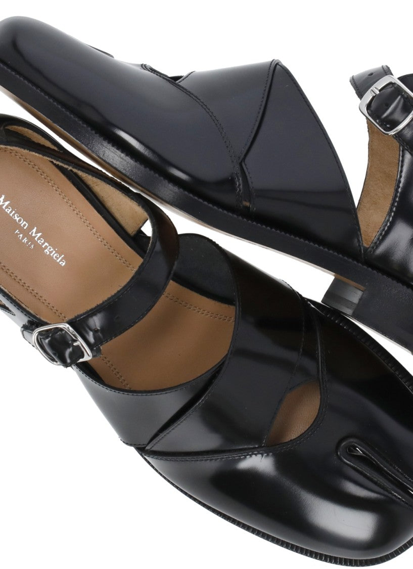 Maison Margiela Black Tabi Cut-Out Sandals