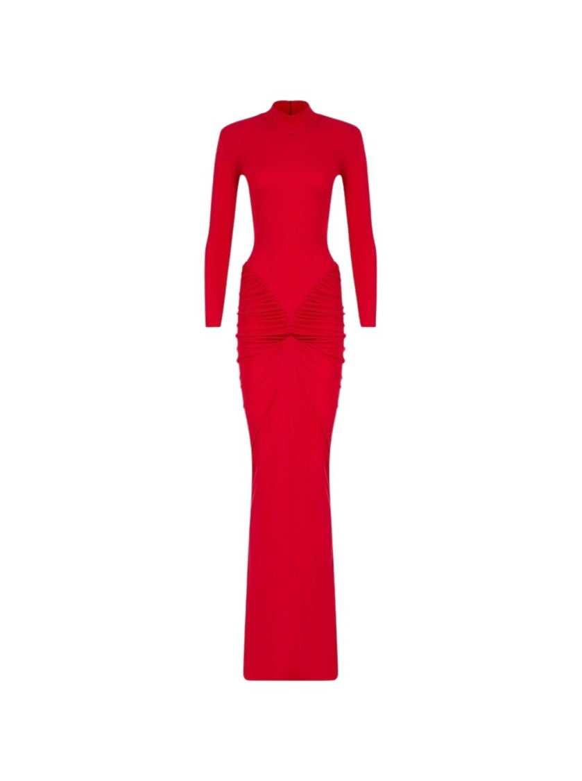 The New Arrivals By Ilkyaz Ozel Darja Gown Firedance - Red