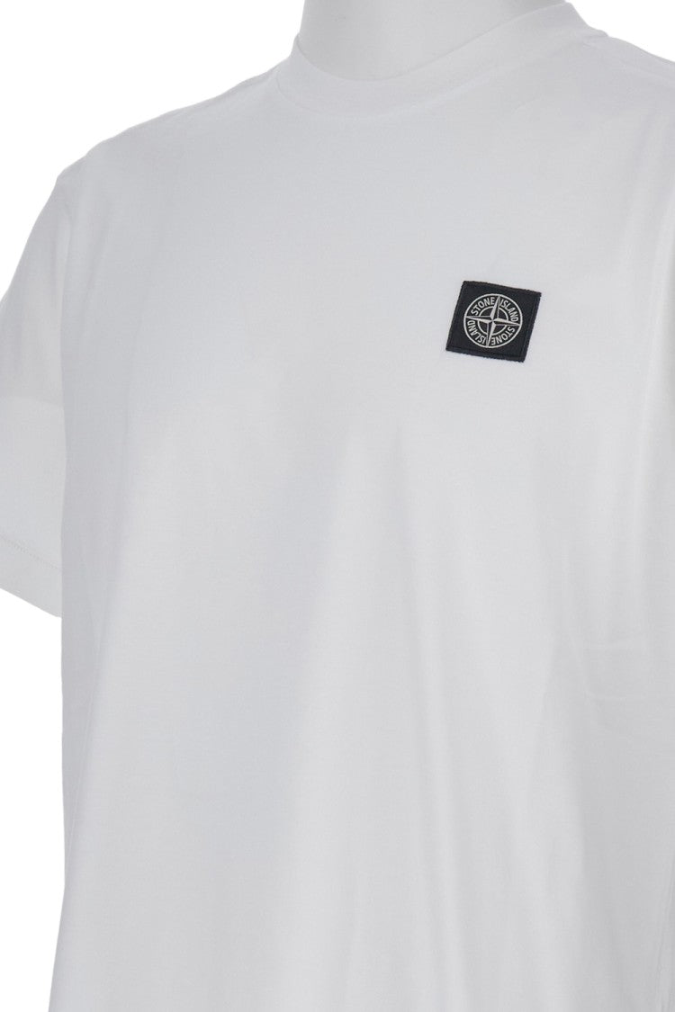 Stone Island Crew Neck Cotton T-Shirt