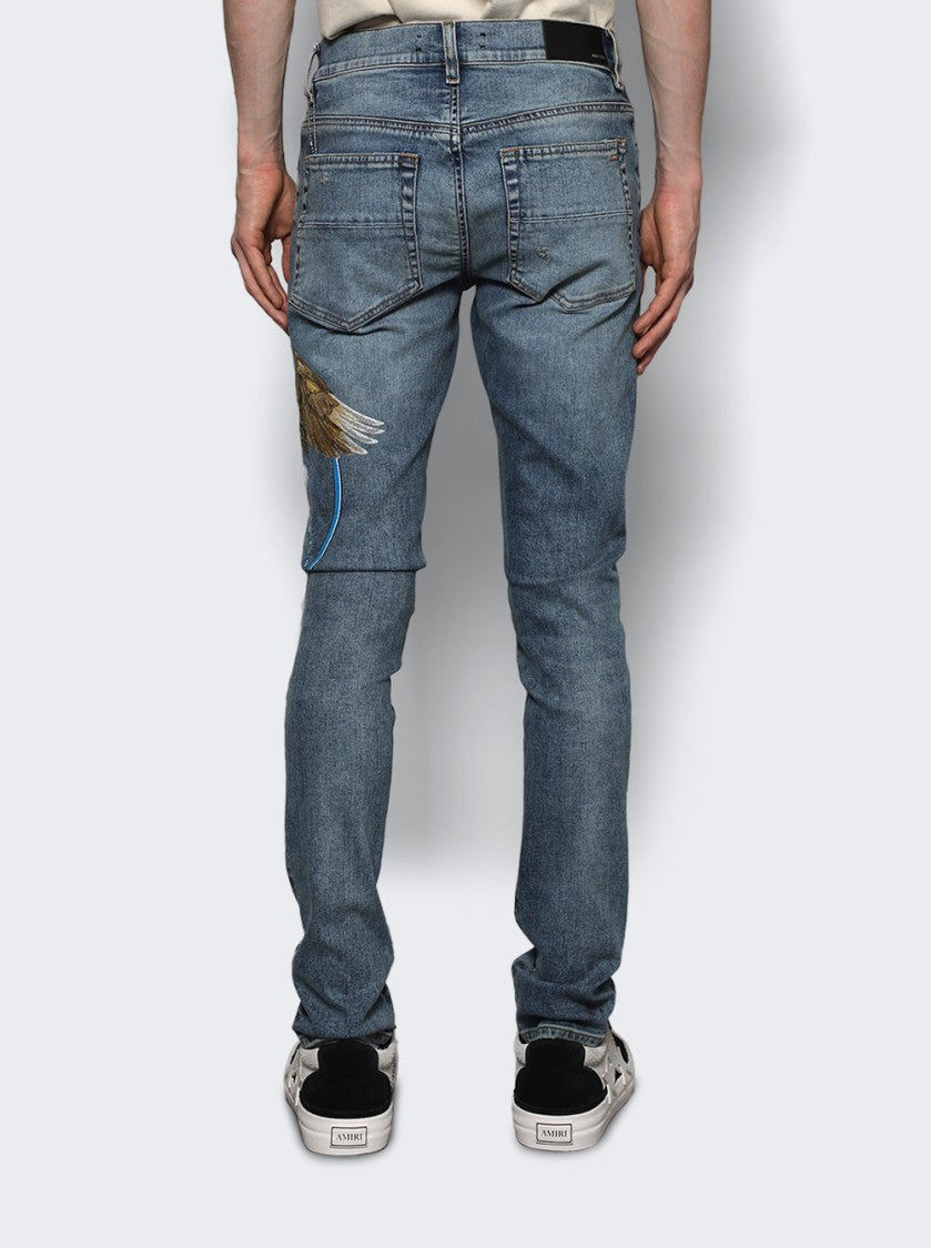 Amiri Pegasus Skinny Jean True Indigo