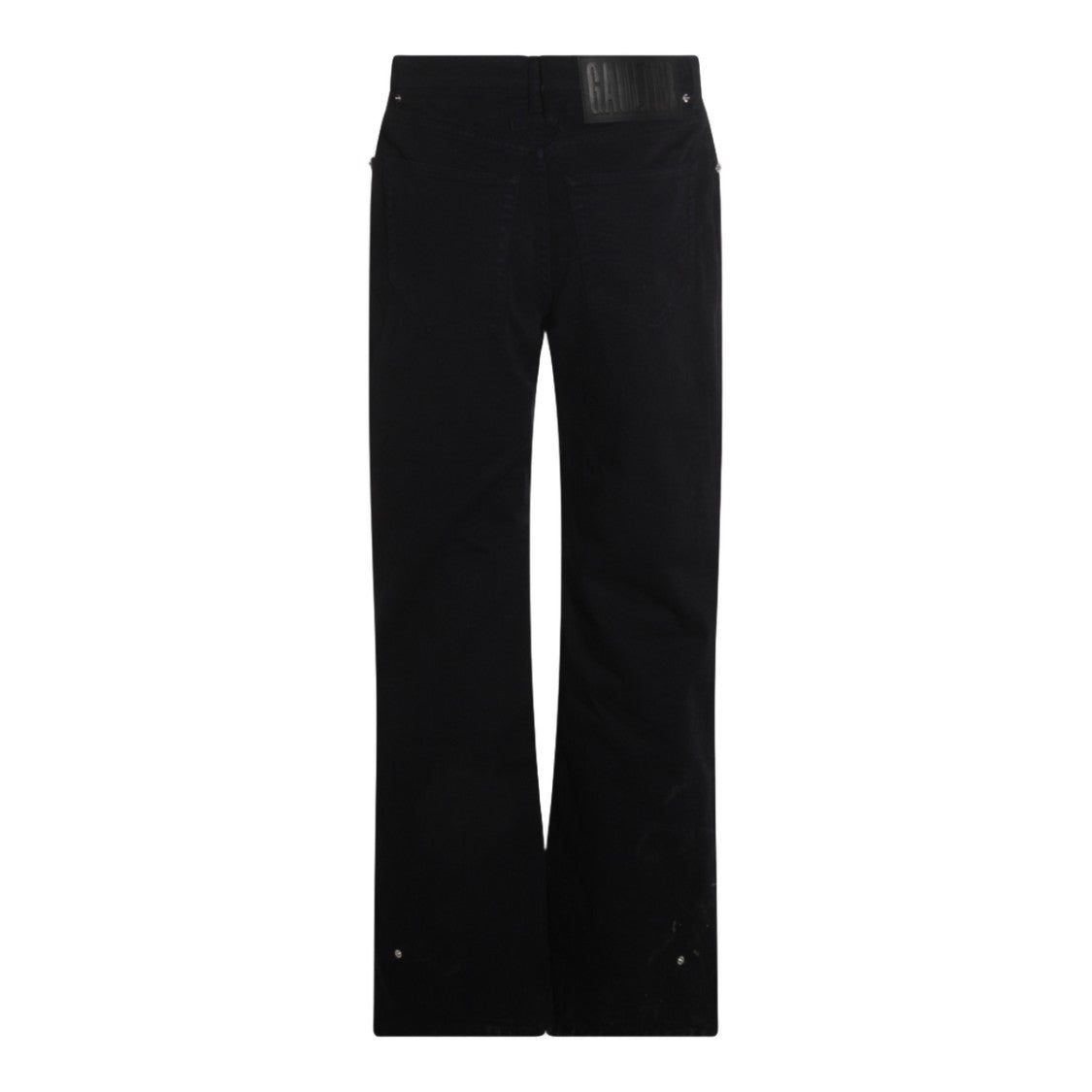 Jean Paul Gaultier Straight-Leg Black Jeans With High Waist