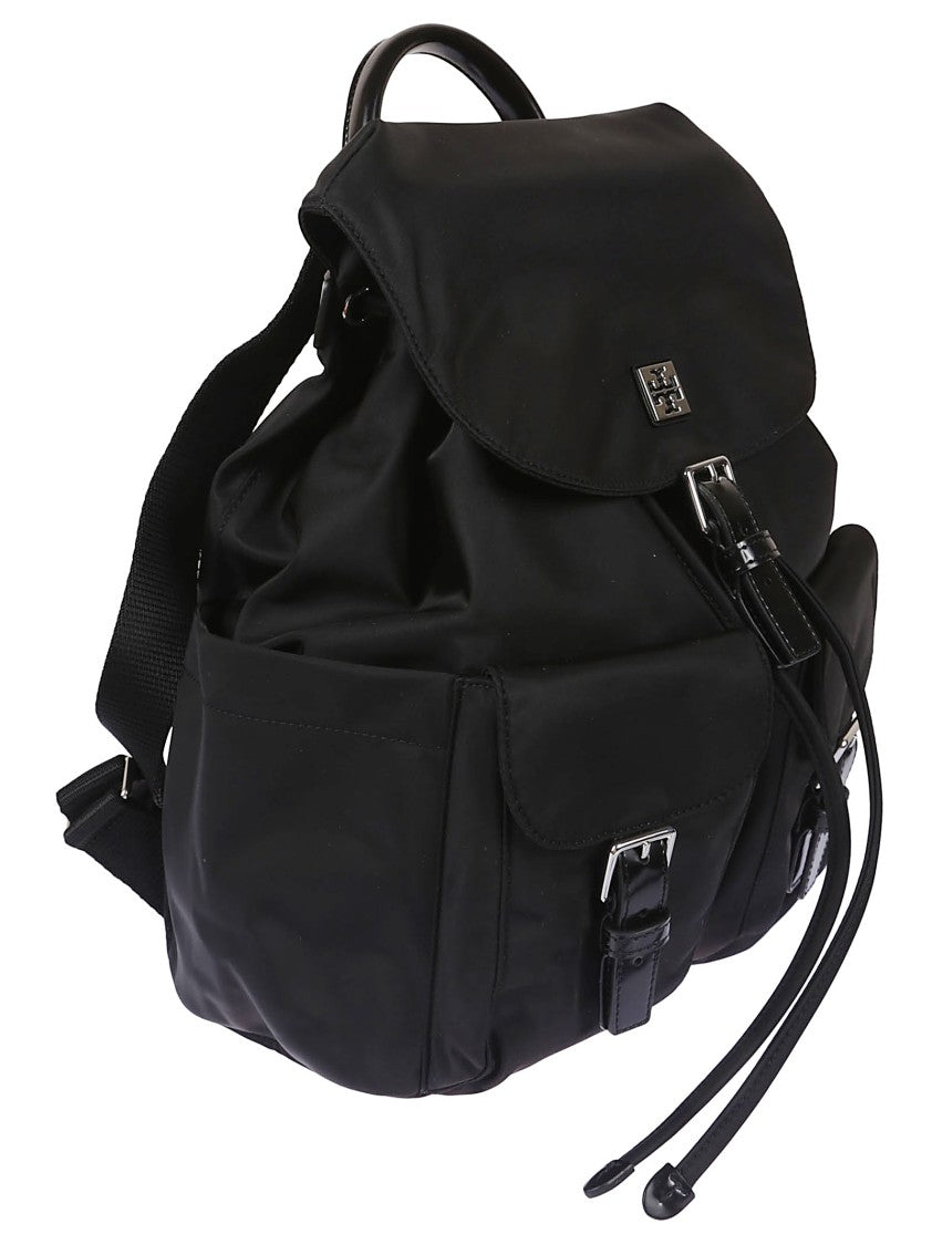 Tory Burch Virginia Nylon Backpack With Flap Closure
