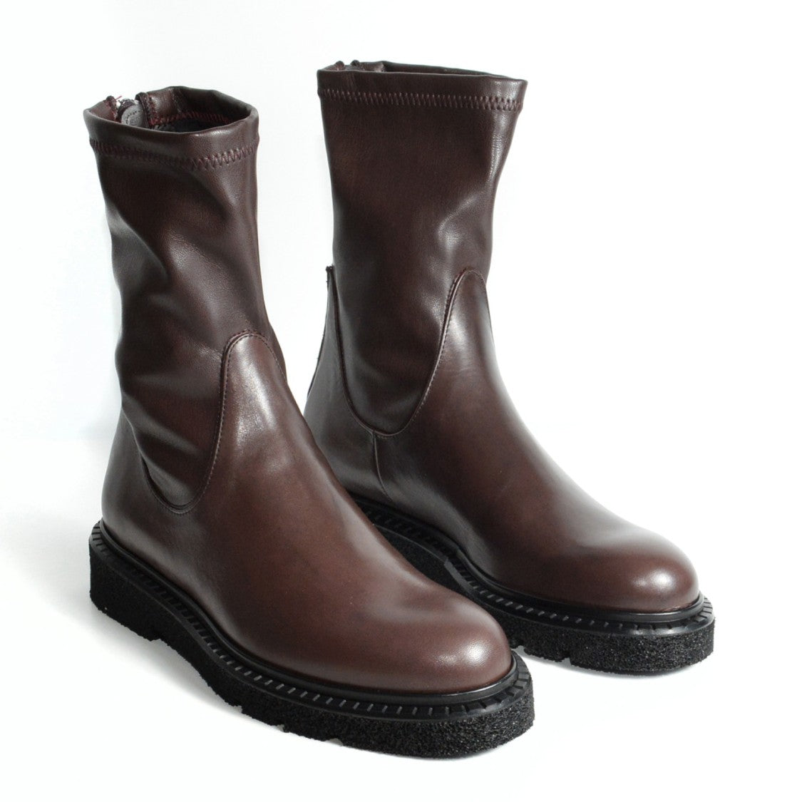 Guglielmo Rotta Ankle Boot In Nappa Ebony