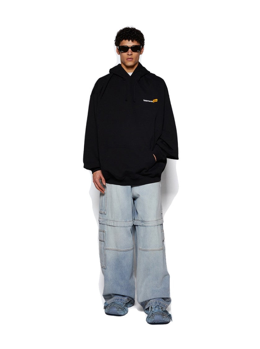 Vetements Vetements.Com Oversized Hoodie Black