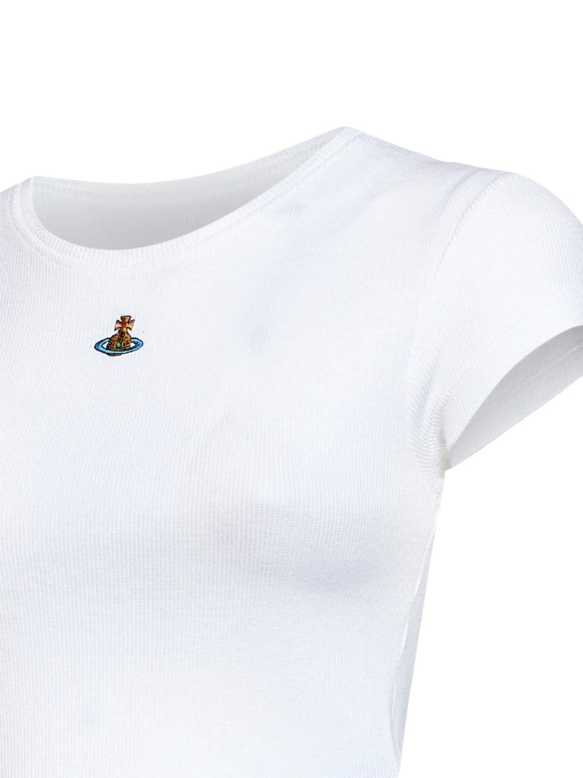 Vivienne Westwood Baby Peru Embroidered Fitted T-Shirt