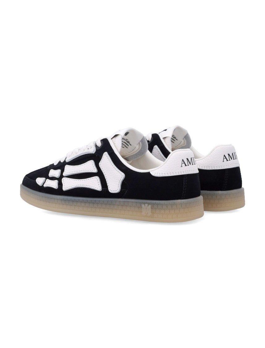 Amiri Pacific Bones Suede Bone Detailing Sneakers