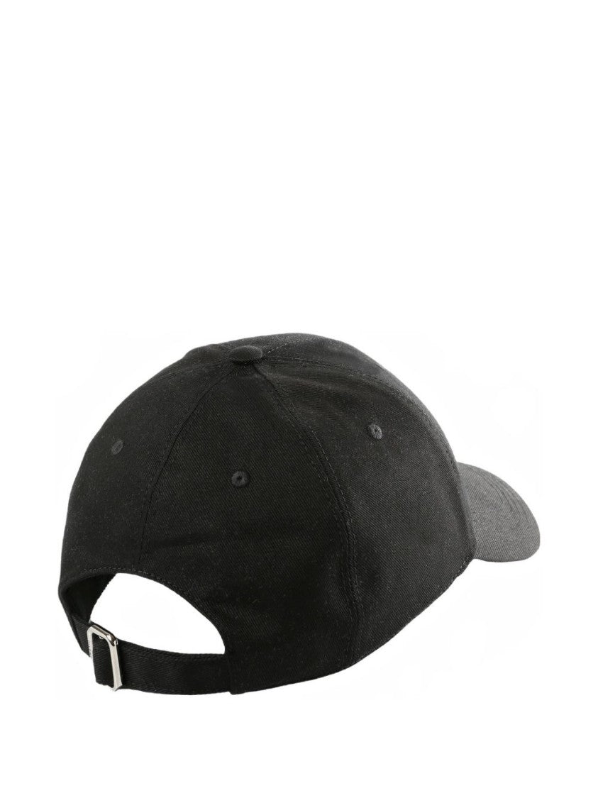 Givenchy Black Logo Embroidery Adjustable Strap Hat