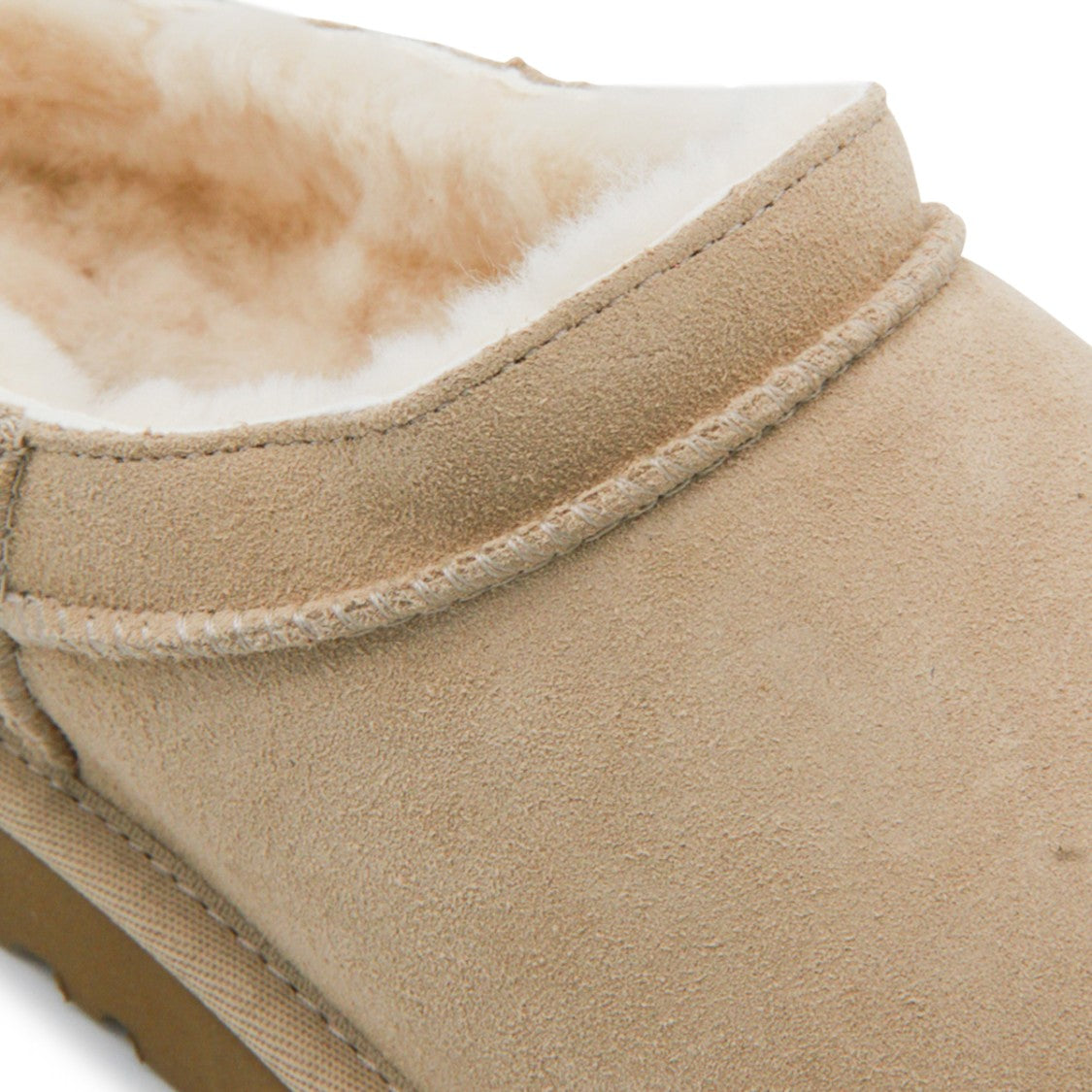 Ugg Sand Leather Slip-On Flats
