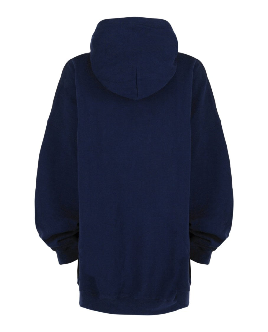 Balenciaga Embroidered Pride Oversized Hoodie With Kangaroo Pocket