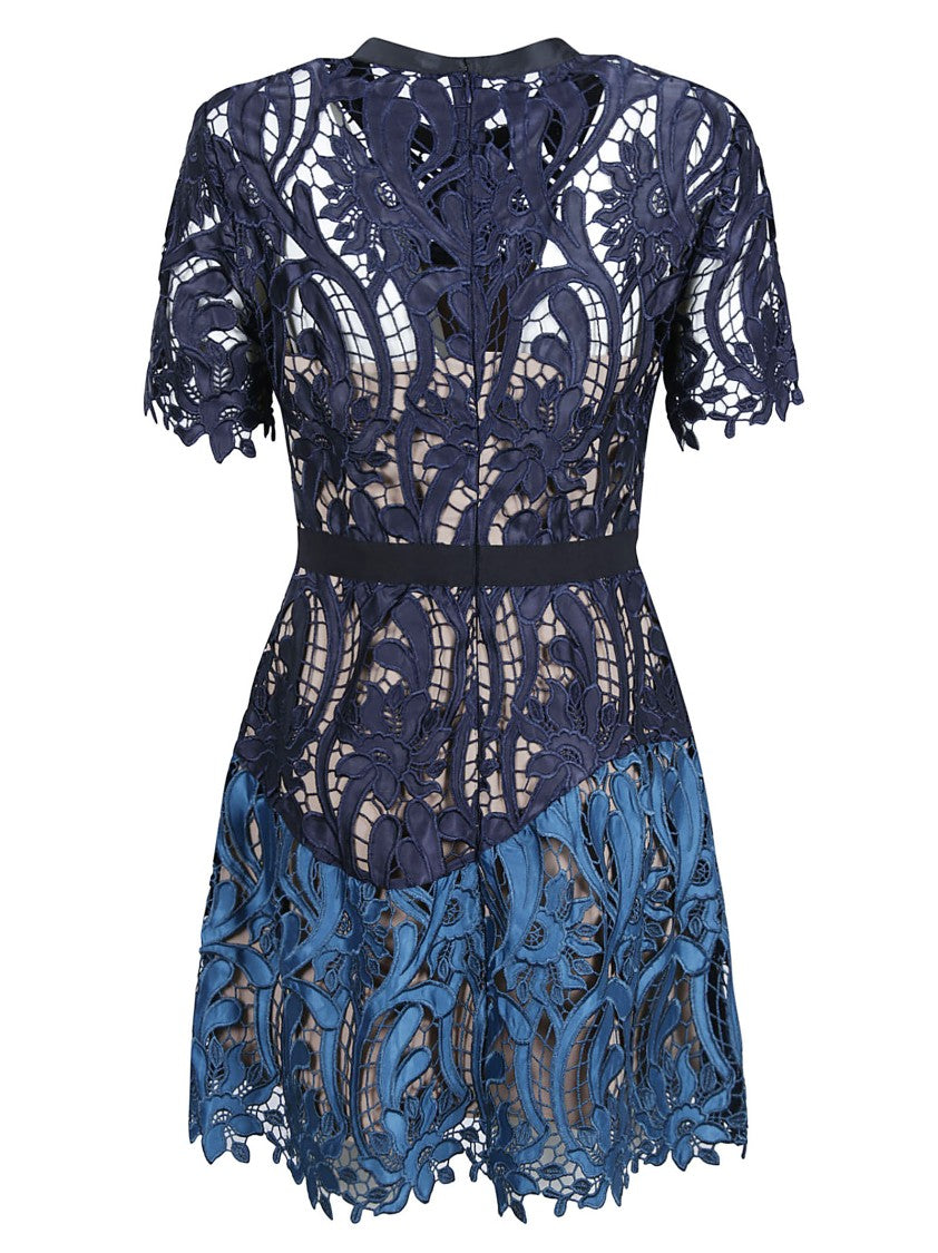Self-Portrait Multicolour Floral Dress With Vibrant Pattern