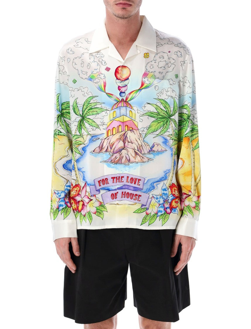 Casablanca Better Days Better Days Silk Shirt