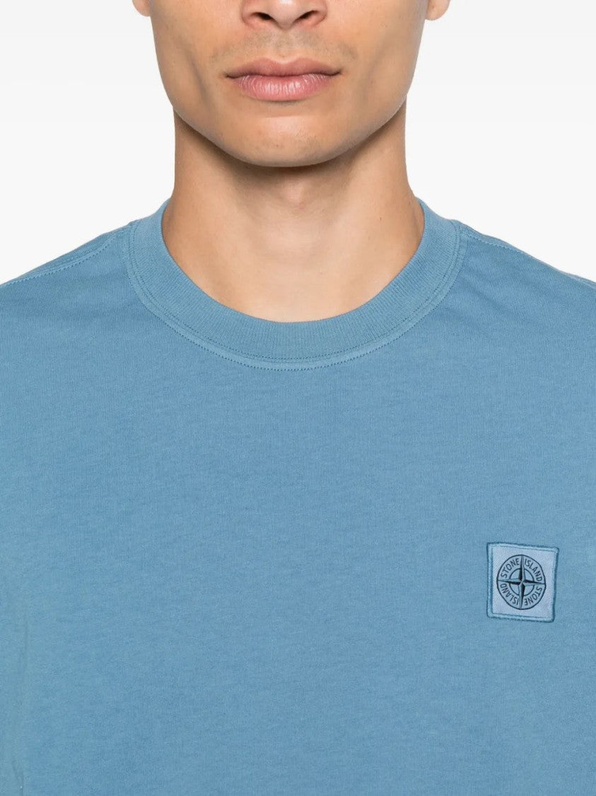 Stone Island Logo-Patch Short-Sleeve T-Shirt