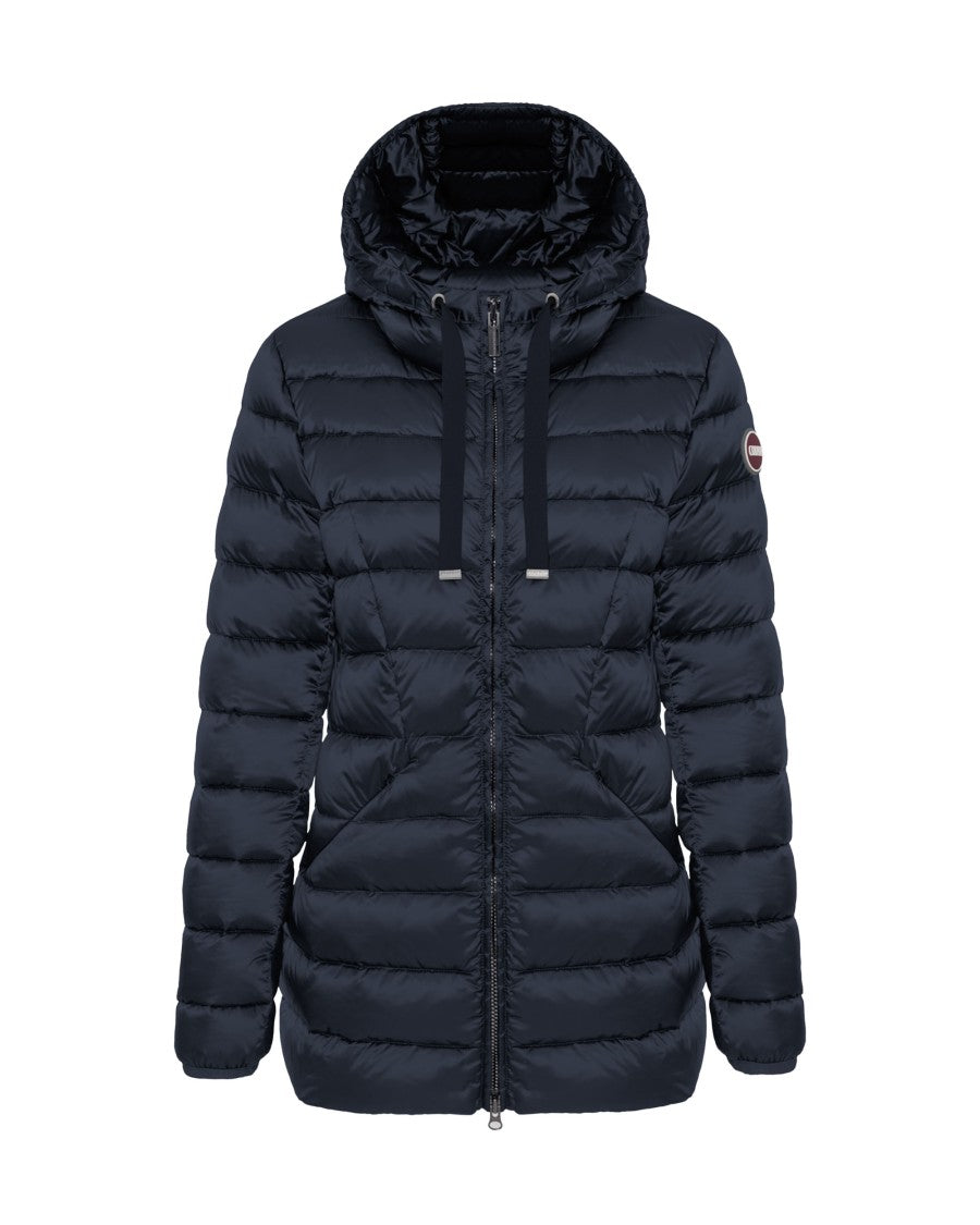 Colmar Originals Fitted Blue Hooded Down Jacket