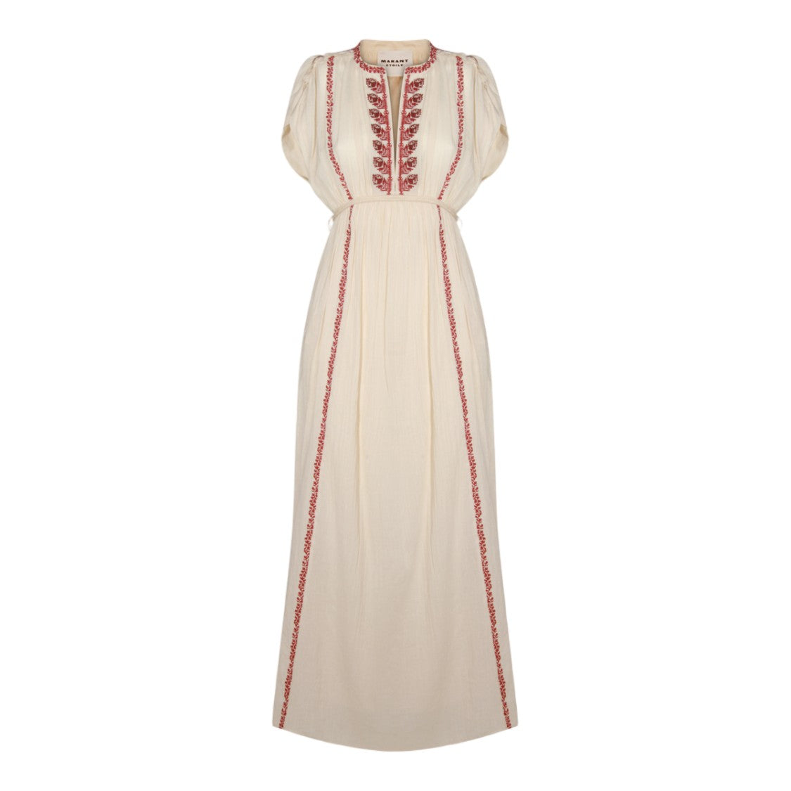 plaid christmas dress womens Isabel Marant Étoile Maxi With Vertical Red Embroidery And Puffe Material:Solid Wood, Engineered Wood, Velvet, Acrylic, Mirror usually smaller 1 or Best Black Friday Deals Xscape Evenings Embroidered Floral