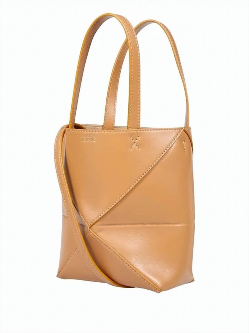 Loewe Structured Smooth Calf Leather Shoulder Bag