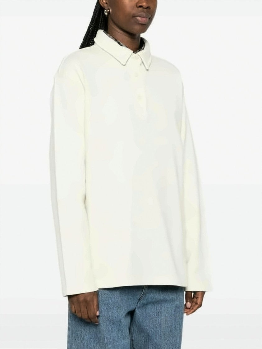 A.P.C. Long-Sleeve Polo Shirt With Classic Collar