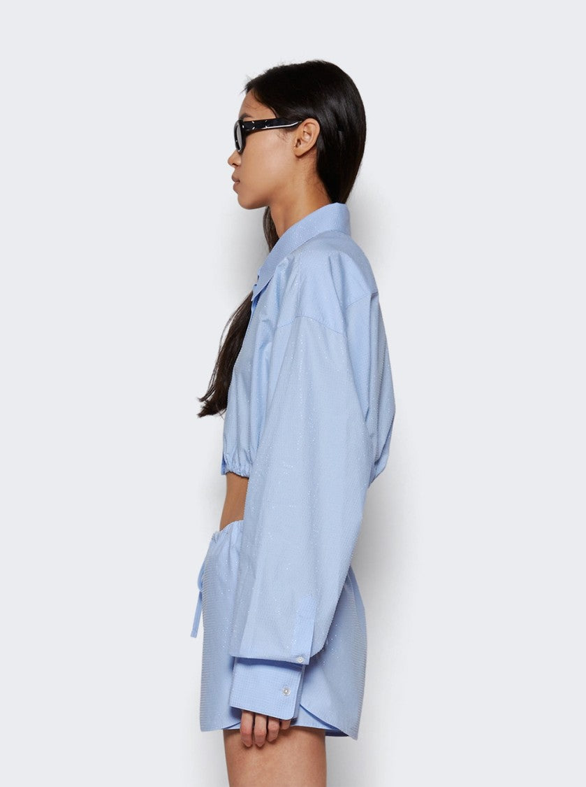 Alexander Wang Cropped Drawstring Blouse