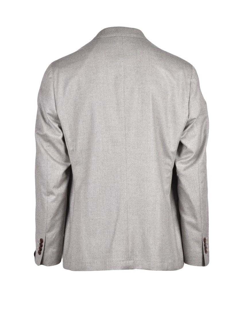 Sartoria Latorre Grey Virgin Wool Formal Suit