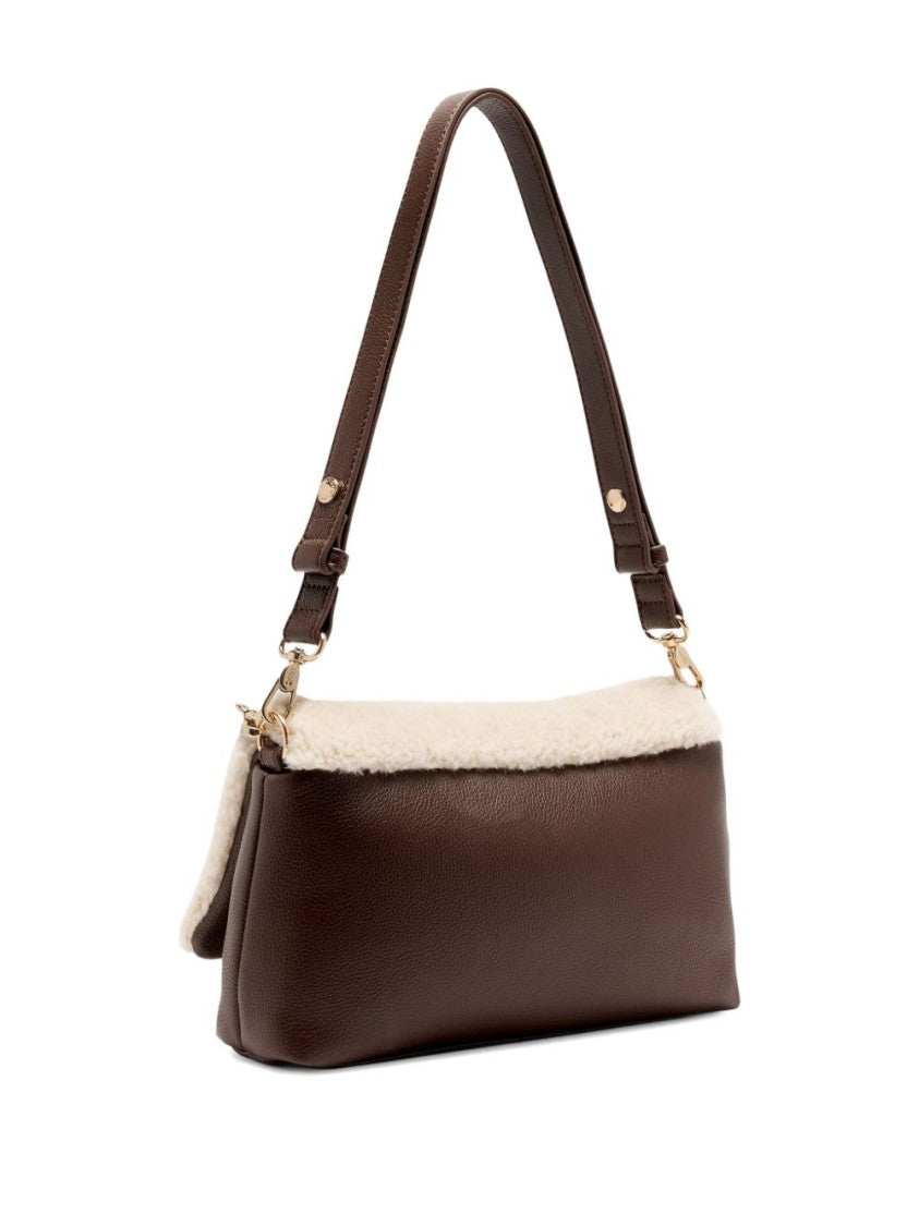 Liu Jo Textured Handbag With Gold Chain Accents