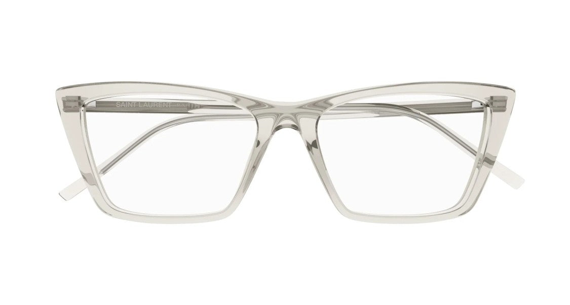 Saint Laurent Eyeglasses Saint Laurent Sl 737 Mica Thin Opt 004 Beige Beige Transpare 54/16/145